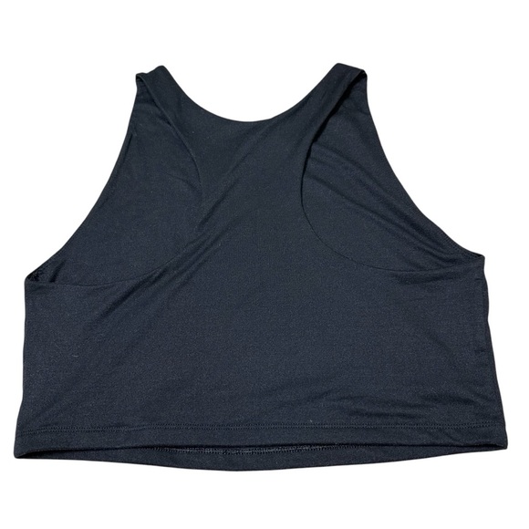 Maurices Black L Crop Racerback Tank Top - Picture 2 of 5